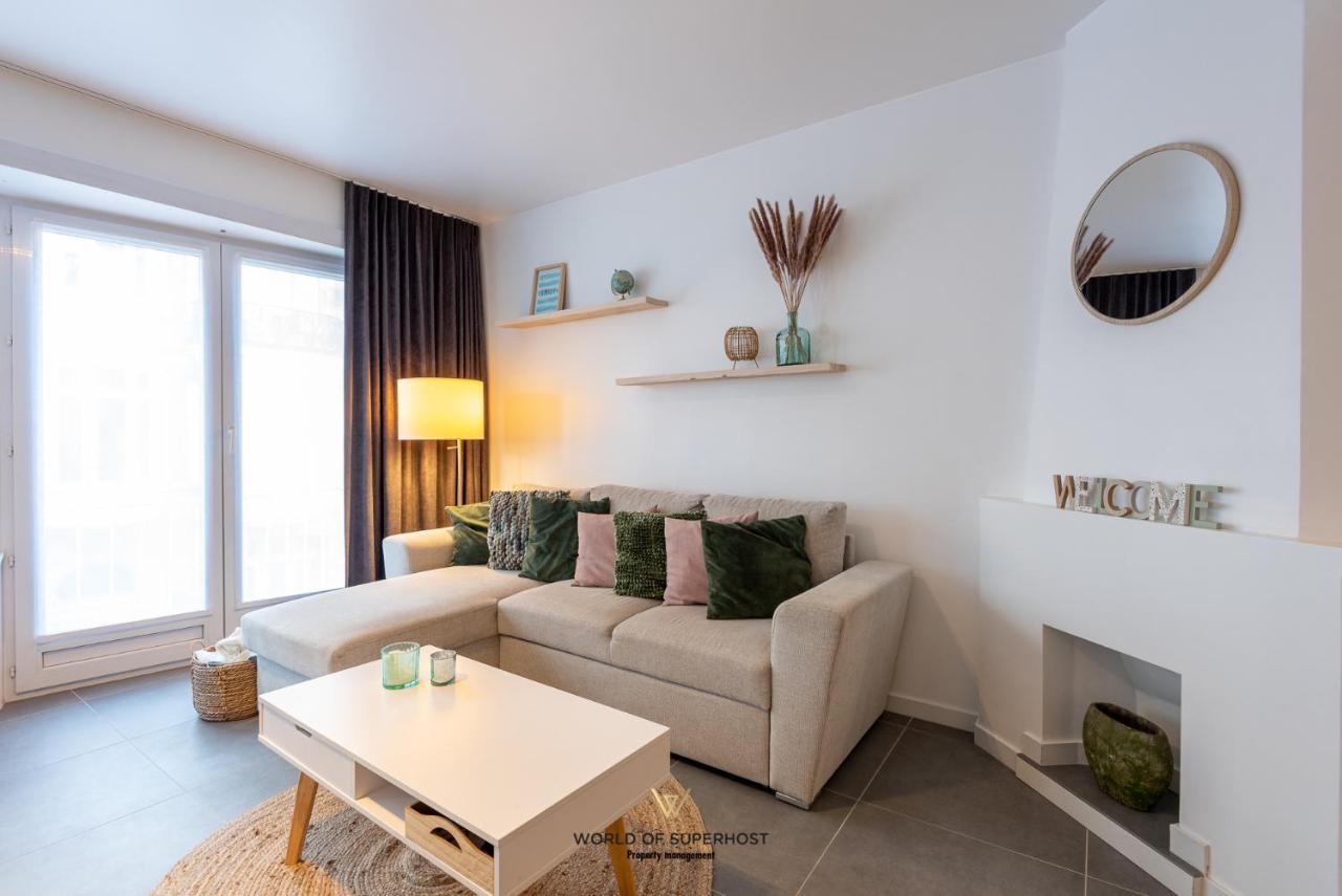 Spacious Apartment Closeby The Sea Up To 6 People! Ostende Exterior foto
